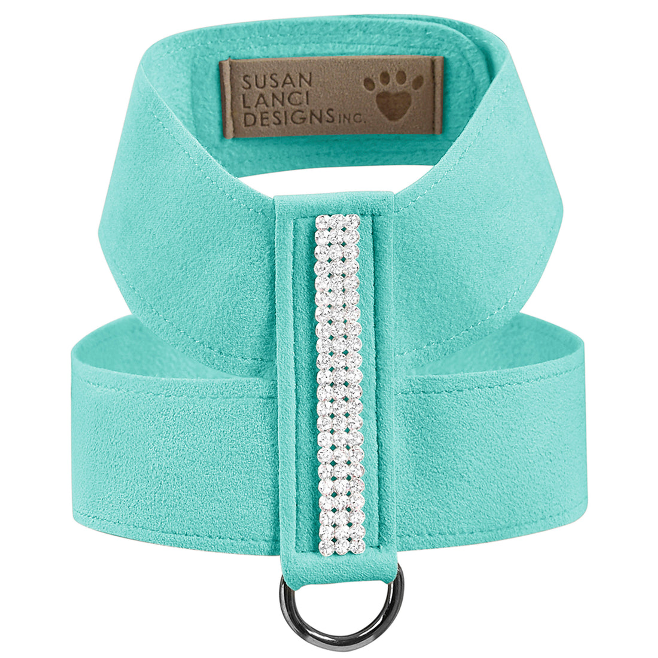 Susan Lanci Designs 3 Row Giltmore Crystals Dog Harness. SALE ITEM!