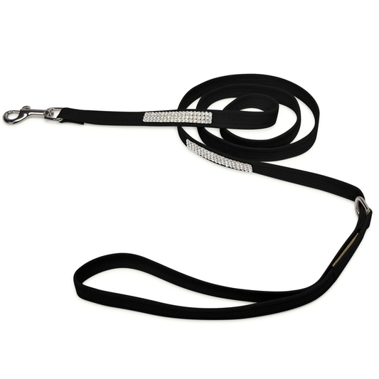 Susan Lanci Designs 3 Row Giltmore Crystals Dog Leash. SALE ITEM!