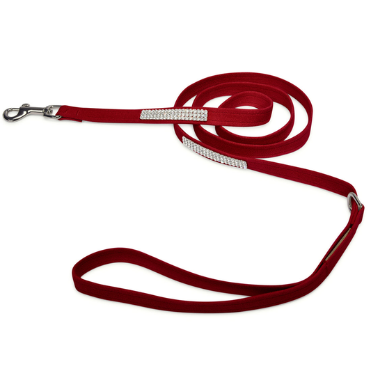 Susan Lanci Designs 3 Row Giltmore Crystals Dog Leash. SALE ITEM!