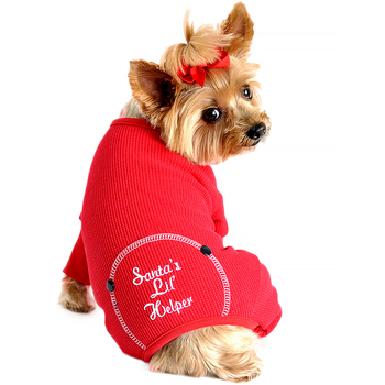 SALE ITEM! Christmas Dog Pajama - Santa's Lil' Helper. SALE ITEM!